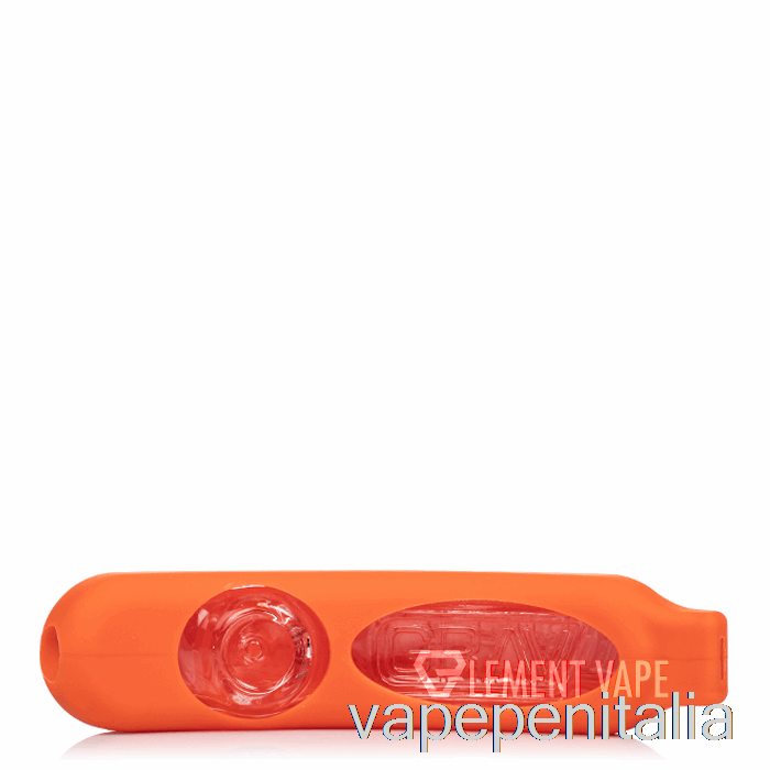 Vaporizzatore Box Mod Grav Rocker Rullo Compressore Con Skin In Silicone Arancione Scarlatto